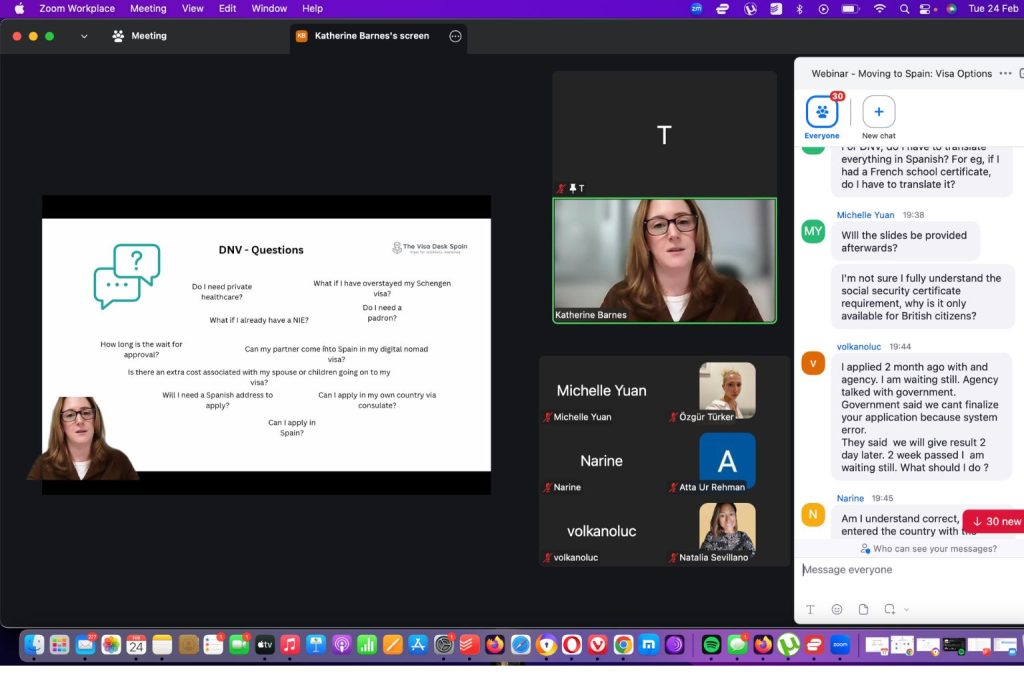 WEBINAR: DIGITAL NOMAD VISA in SPAIN - MAY 19 (Q&As)