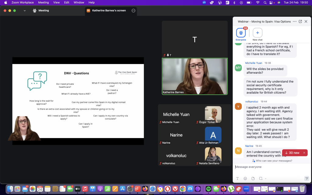 SPAIN DIGITAL NOMAD VISA Webinar JUNE 30 feat Katherine Barnes and BDN